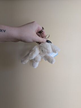 JELLYCAT SMUDGE RABBIT BAG CHARM